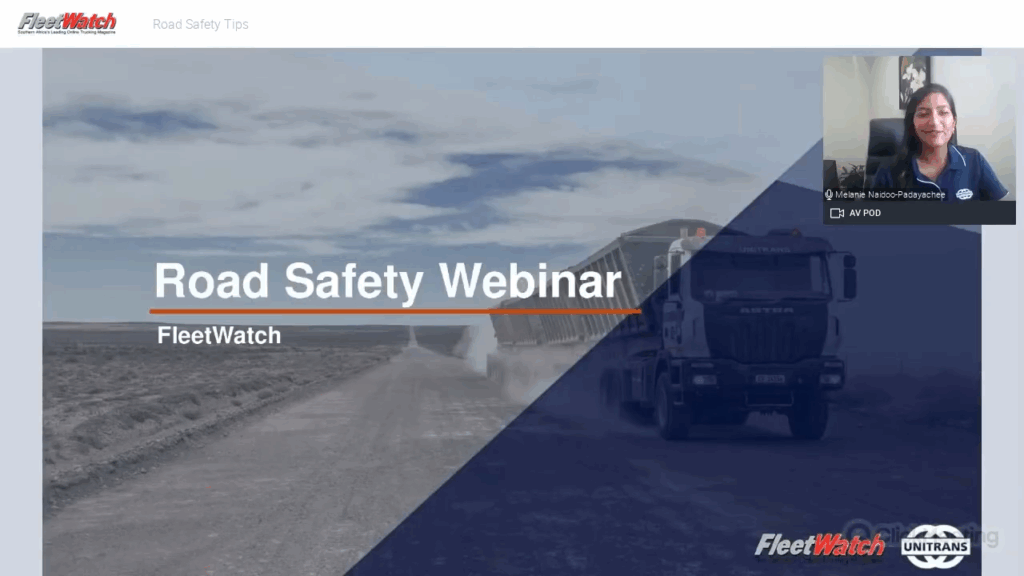 Road safety webinar by FleetWatch