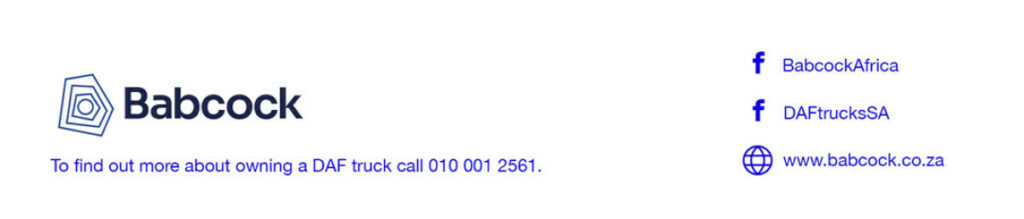 Babcock logo with contact information.