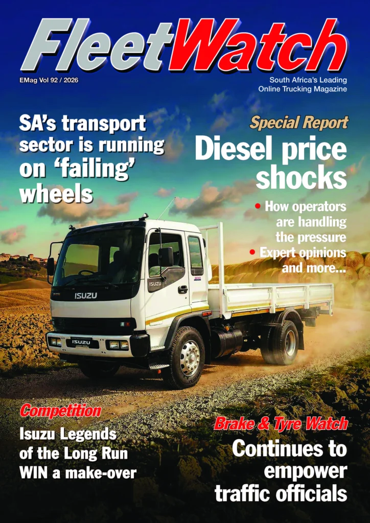 FleetWatch magazine cover featuring Isuzu truck
